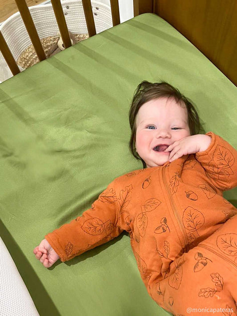 Olive crib sheet discount
