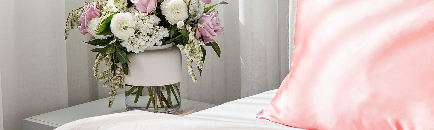 Sleepy Silk - Pink Silk Pillowcase