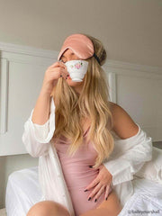 Sleepy Silk, Silk Pillowcase + Silk Eye Mask Set - Cherry Blossom Pink Silk Sleep Mask (SS-PE-PK02), Silky Tots Silk Pillow Slip + Silk Eye Mask, SLIP Beauty to Go! Travel Set, SHHH Silk Travel Set, Blissy Silk Pillowcase