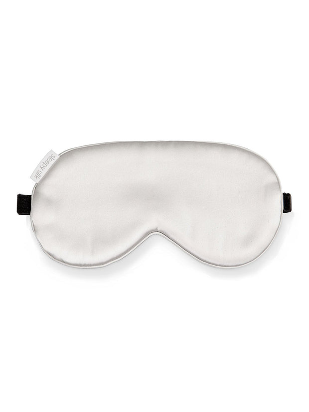 Sleepy Silk  Adjustable Silk Eye Mask / Silk Sleep Mask - Dove Grey