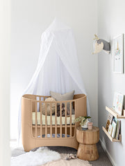 Sleepy Silk, Silk Fitted Sheet for Cots / Cribs - Macaron Beige Cream (SS-FC-CR00) for baby hair loss and baby bald spots, Silky Tots 100% Silk Cot Sheet, Pawda Baby 100% Mulberry Silk Cot Full Fitted Sheet, Monday Silks, Baby Tresses Cot Bed Sheet