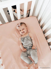 Sleepy Silk, Silk Fitted Sheet for Cots / Cribs - Cherry Blossom Pink (SS-FC-PK02) for baby hair loss and baby bald spots, Silky Tots 100% Silk Cot Sheet, Pawda Baby 100% Mulberry Silk Cot Full Fitted Sheet, Monday Silks, Baby Tresses Cot Bed Sheet