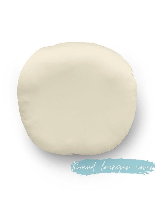 Sleepy Silk, Silk Lounger Cover / Bassinet Fitted Sheet - Macaron (SS-LB-CR00) for use as a DockATot cover, Snuggle Me cover and Boppy cover