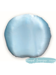 Silk Lounger Cover / Bassinet Fitted Sheet, Set of 2 - Sky
