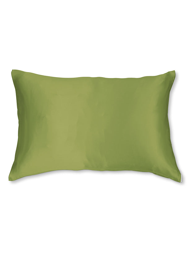 Sleepy Silk, Silk Pillowcase - Olive Green (SS-PC-GN00), Silky Tots Double Sided Silk Pillow Slip, Pawda Baby 100% Mulberry Silk Junior or Adult Pillow Case, Slip Pillowcase, SHHH Silk Silk Pillowcase, Blissy Silk Pillowcase