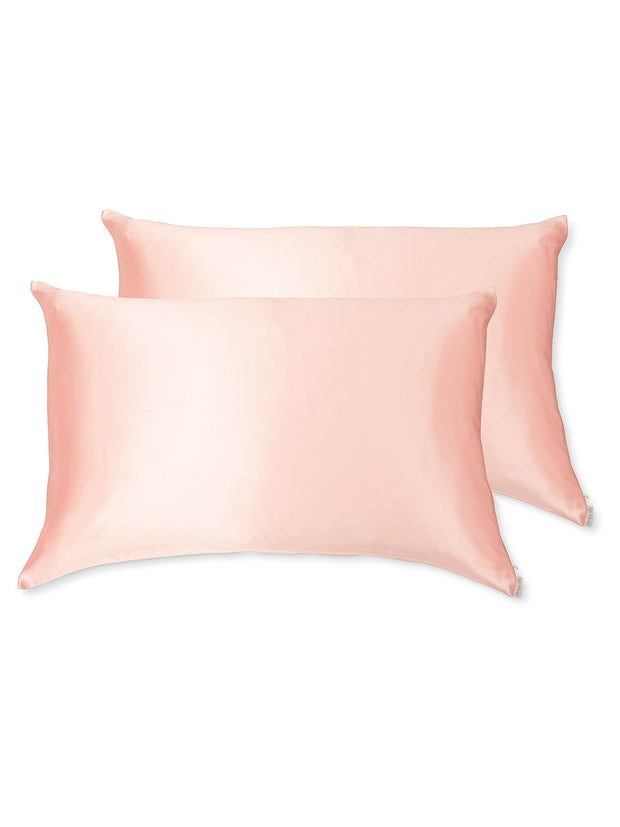 Sleepy Silk, Silk Pillowcase, Set of 2 - Cherry Blossom Pink (SS-PP-PK02), Silky Tots Double Sided Silk Pillow Slip, Pawda Baby 100% Mulberry Silk Junior or Adult Pillow Case, Slip Pillowcase, SHHH Silk Silk Pillowcase