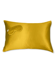 Sleepy Silk, Silk Pillowcase + Silk Eye Mask Set - Mustard Yellow Silk Sleep Mask (SS-PE-YE00), Silky Tots Silk Pillow Slip + Silk Eye Mask, SLIP Beauty to Go! Travel Set, SHHH Silk Travel Set, Blissy Silk Pillowcase