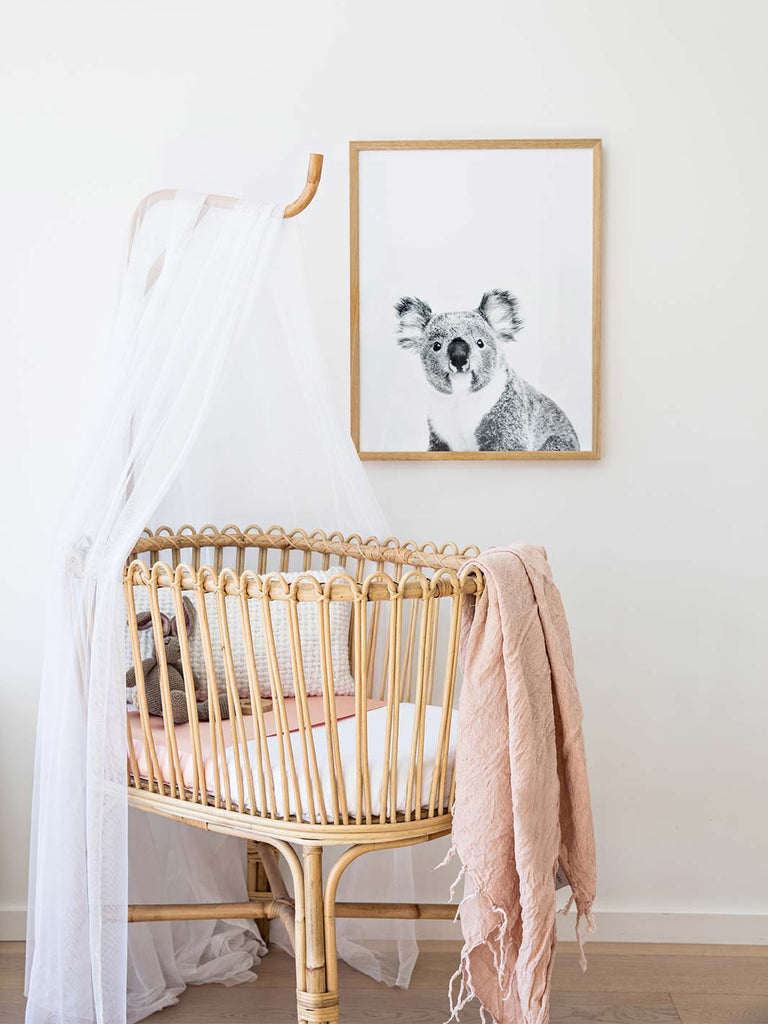 Sleepy Silk Baby Bedding Silk Bassinet Sleeve Set of 2 Pink Blossom